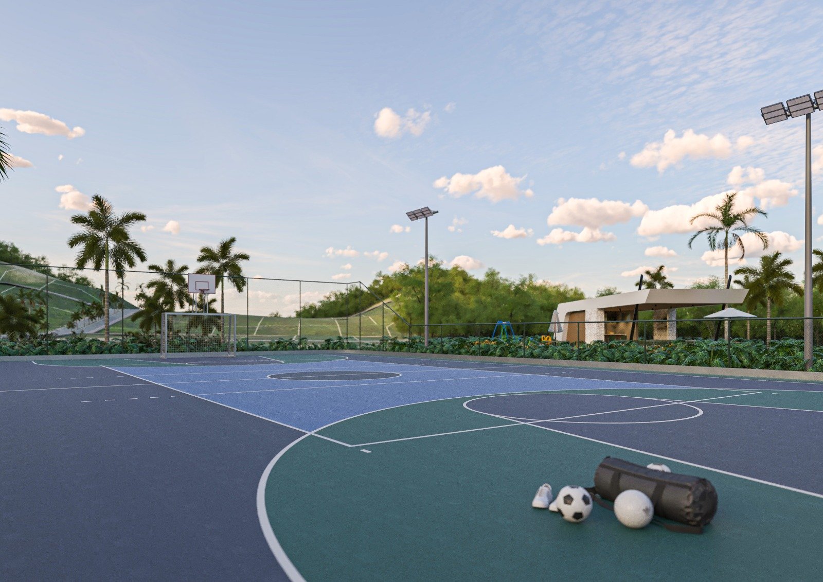 Quadra poliesportiva